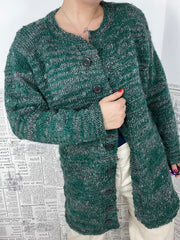 Cardigan Verde Lana