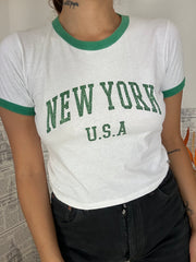 T-Shirt Crop NY