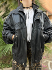 Bomber in Vera Pelle