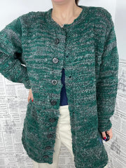 Cardigan Verde Lana