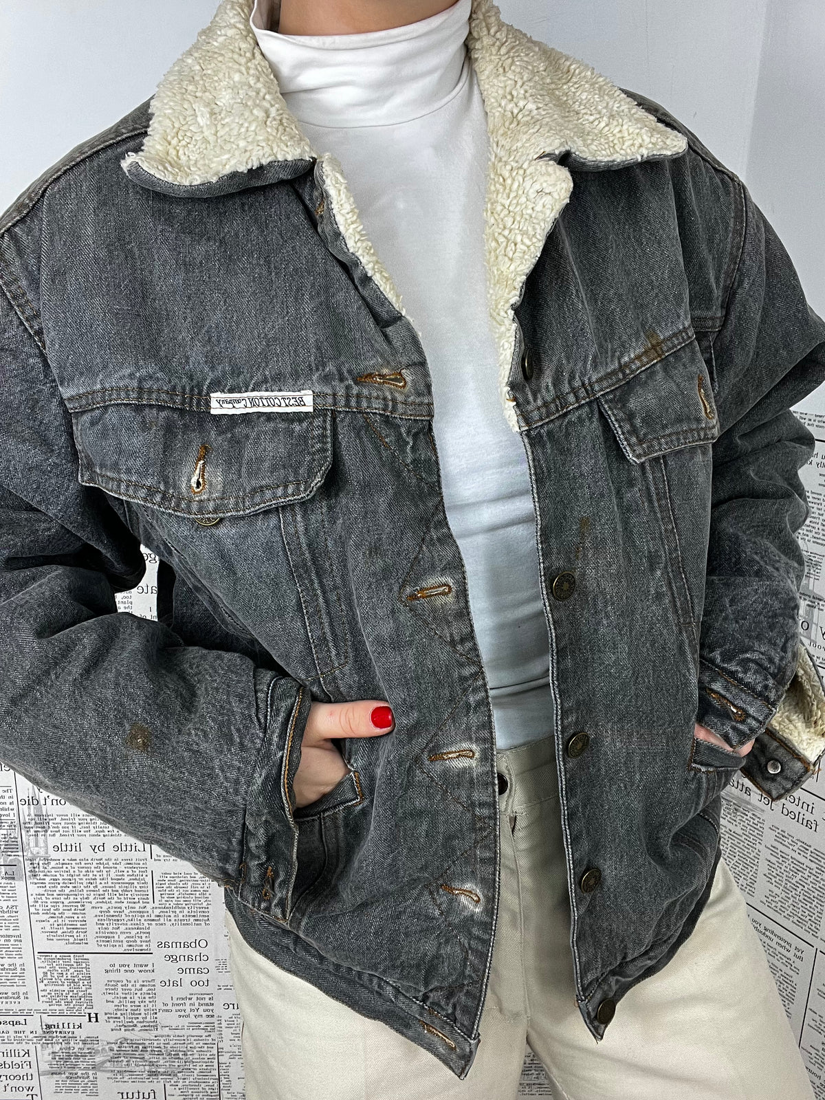 Jacket Denim Grey