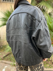 Bomber in Vera Pelle