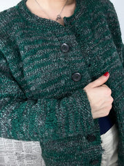 Cardigan Verde Lana