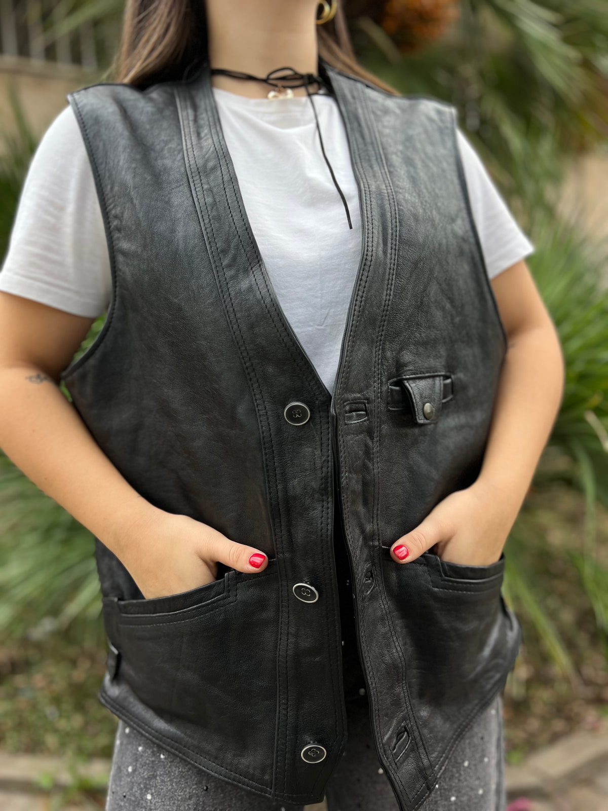 Gilet Vera Pelle